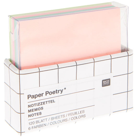 Notizzettel Mini-Notizzettel-Set - Notizzettel Mini Multicolor – Pappsalon