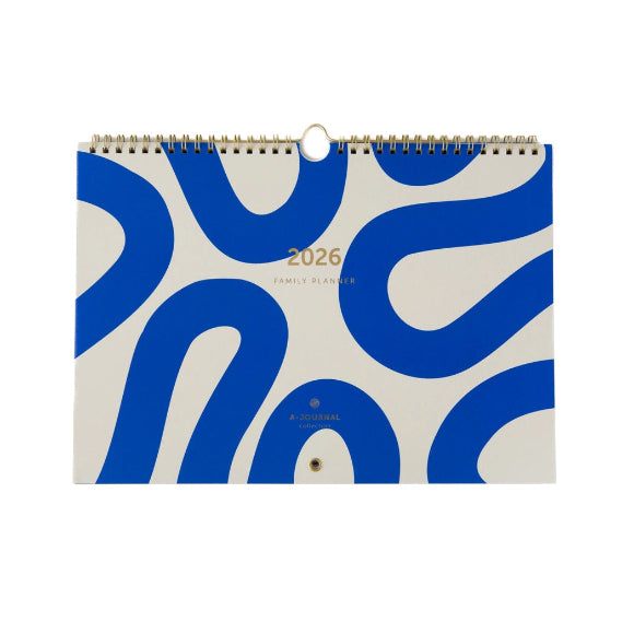 Familienkalender 2026 mit Spiralbindung 