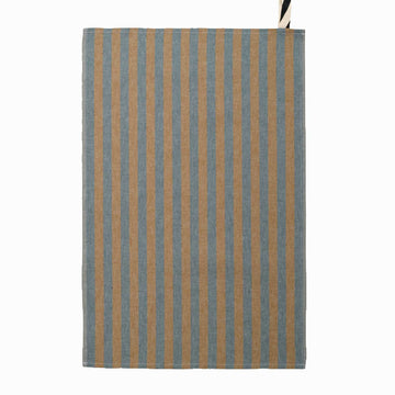 Mundus Microfiber Dish Cloth in Brown and Optic Blue